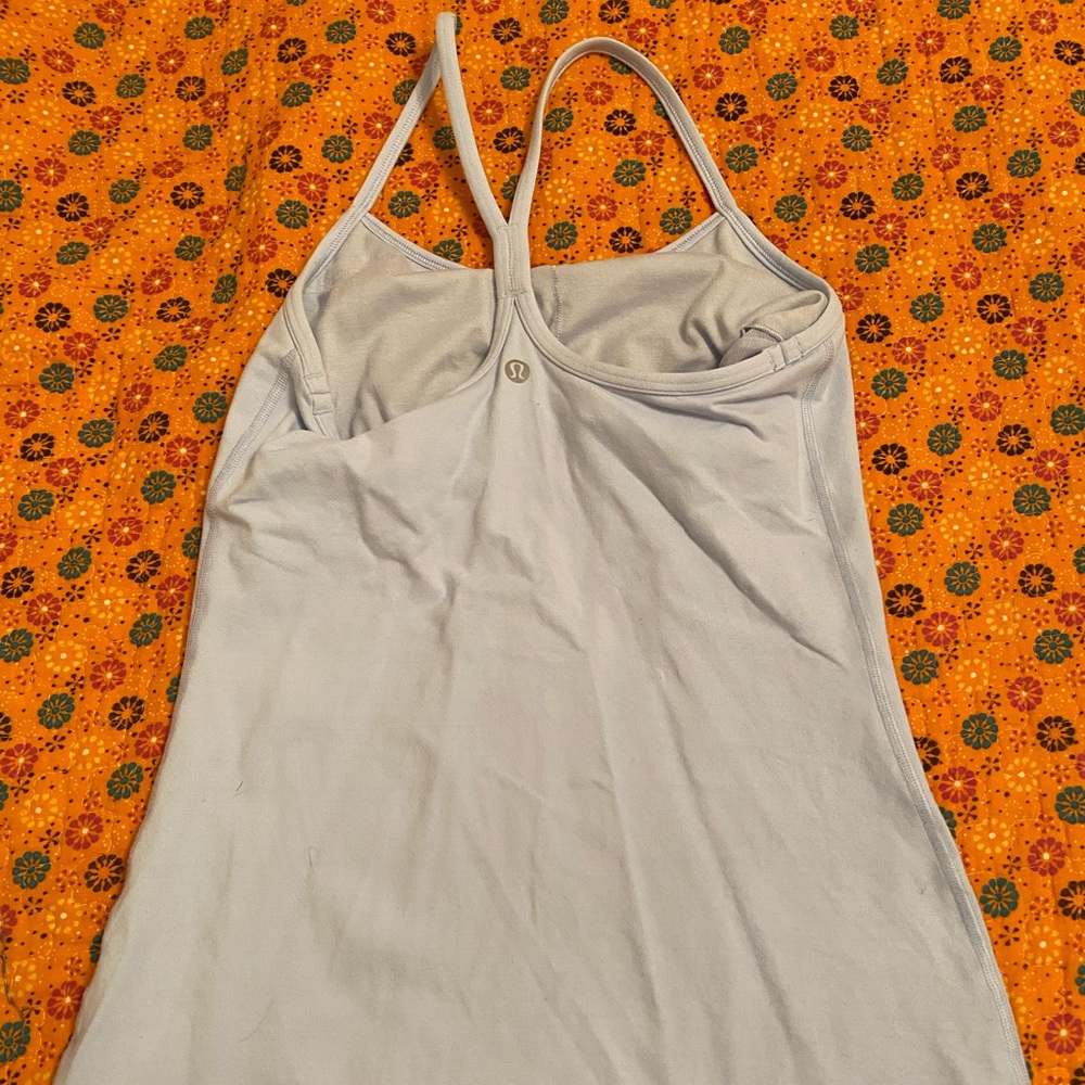 Blue lulu lemon tank